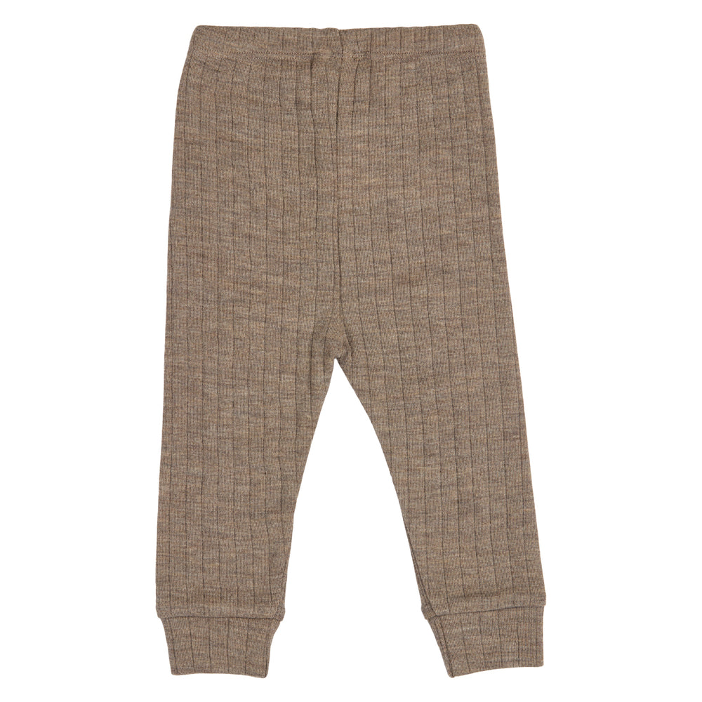 müsli WOOLLY RIB pants Pants Walnut melange 821000012