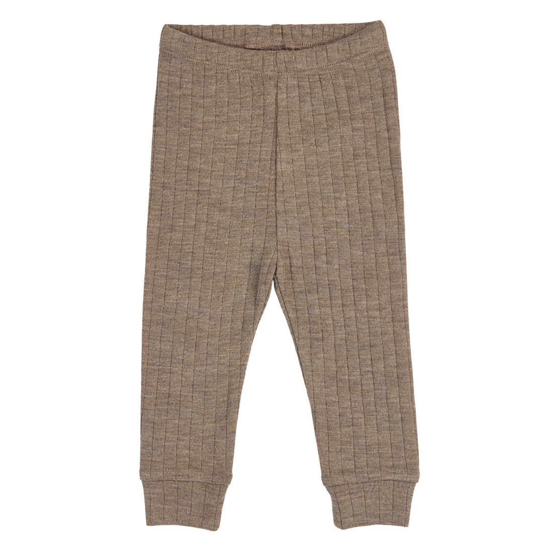 müsli WOOLLY RIB pants Pants Walnut melange 821000012