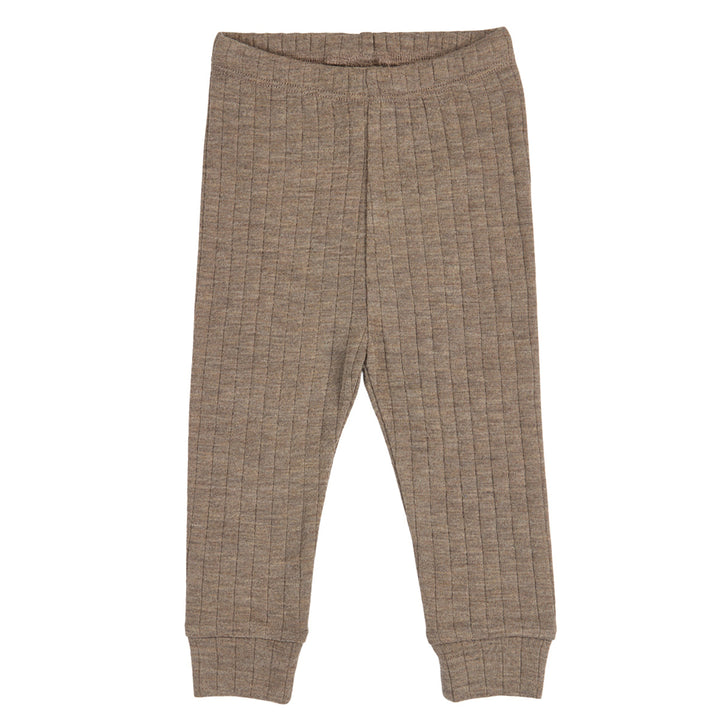 müsli WOOLLY RIB pants Pants Walnut melange 821000012