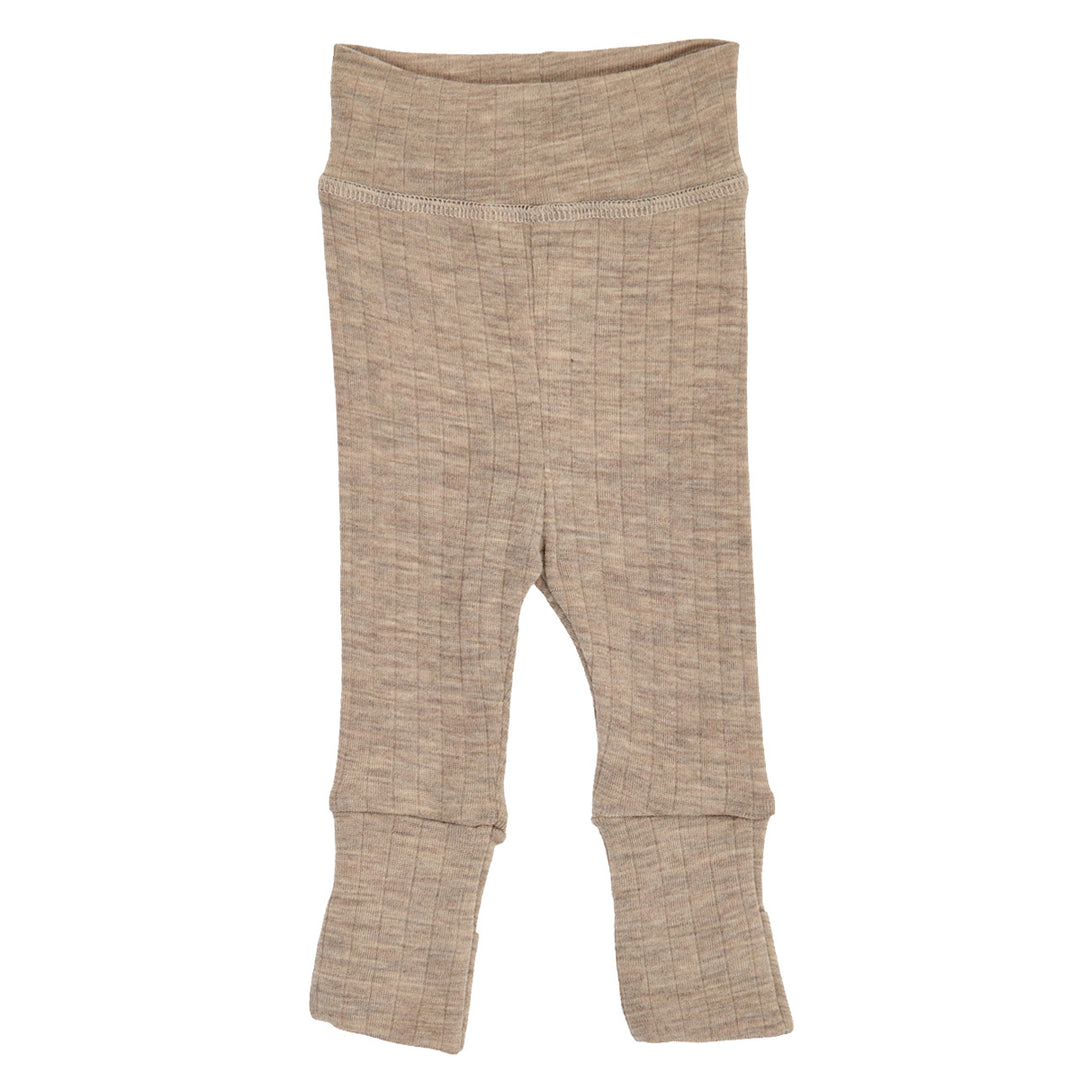 müsli WOOLLY RIB pants with foldable feet Pants Balsam melange 821000011