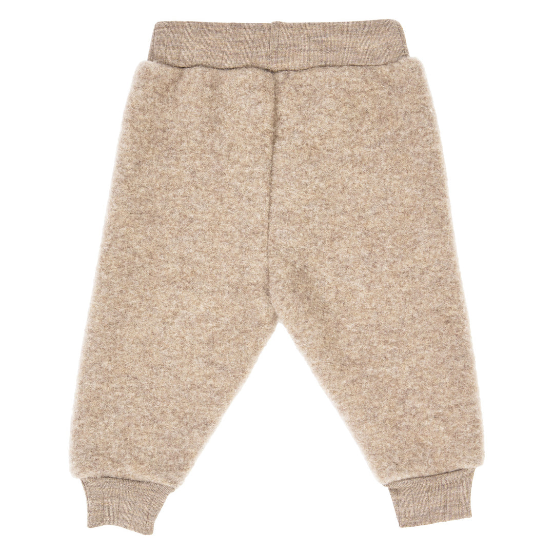 müsli WOOLLY pants in merino wool fleece Pants Balsam melange 821000011