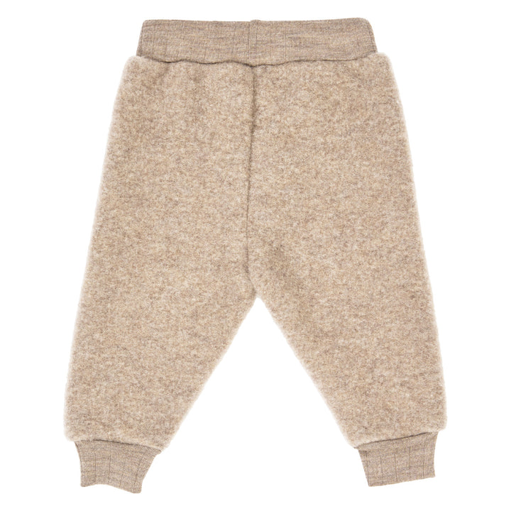 müsli WOOLLY pants in merino wool fleece Pants Balsam melange 821000011