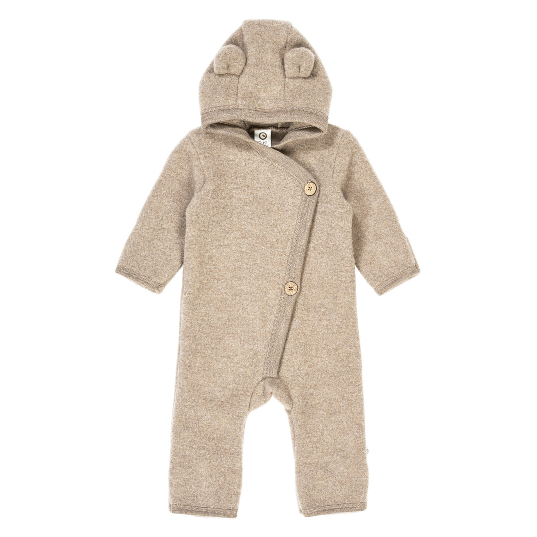 müsli WOOLLY suit in merino wool fleece Bodystockings Balsam melange 821000011