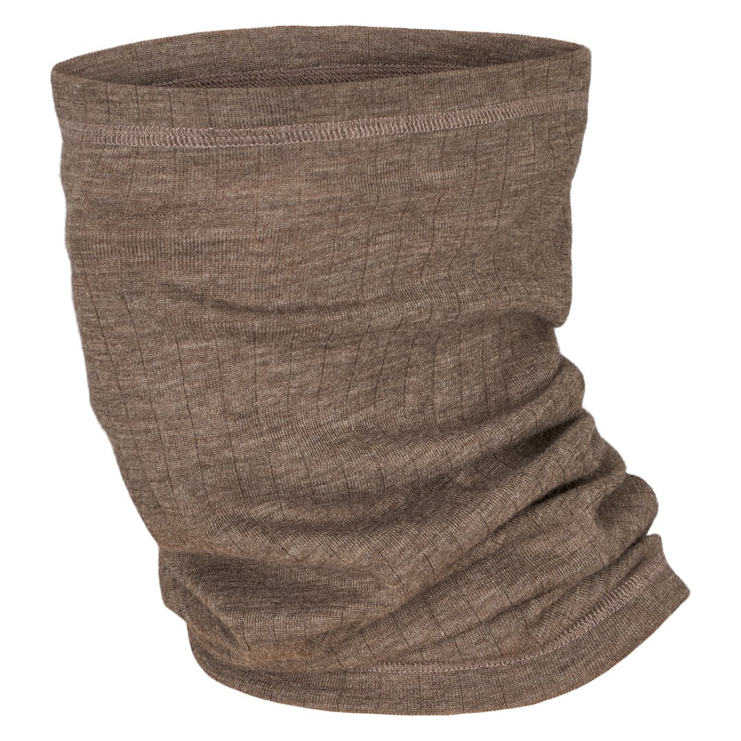 Conservandum WOOL RIB neck tube Accessories Walnut melange 821000012