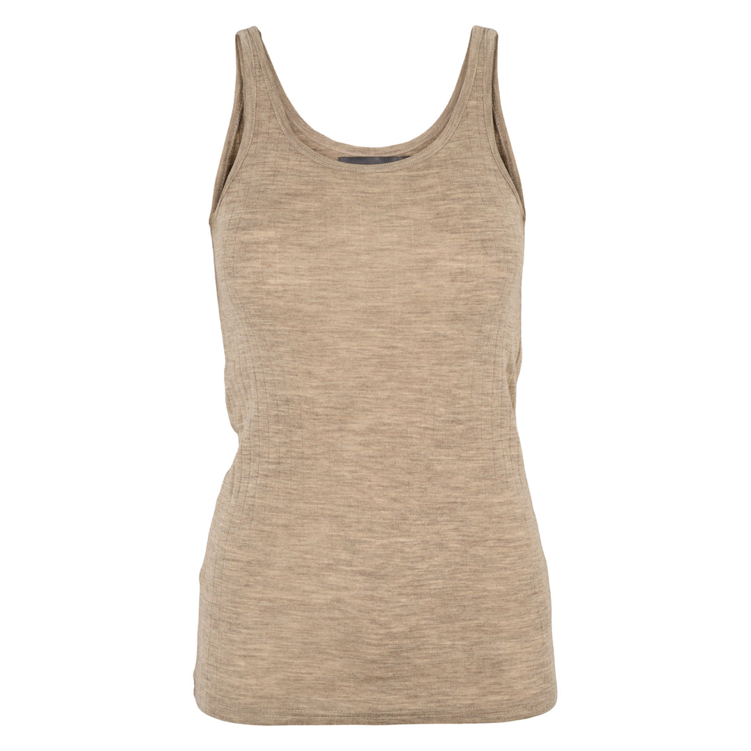 Conservandum WOOL RIB top S_S Tee Balsam melange 821000011