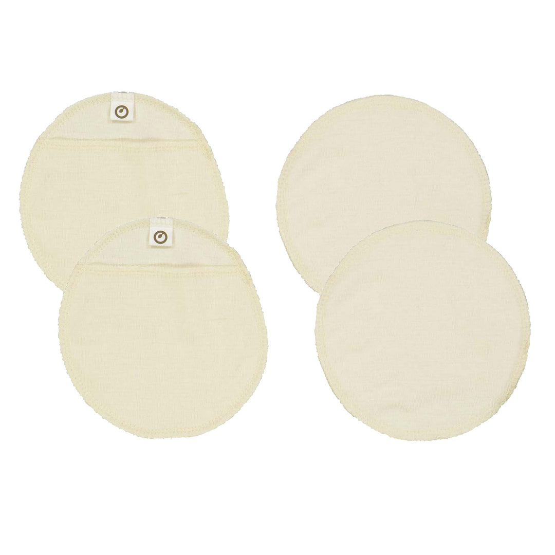 müsli WOOL/SILK nursing pads 2-pack Accessories Raw color 521237400