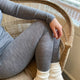 Conservandum WOOL leggings Leggings Pale grey melange 791080900