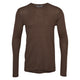 Conservandum WOOL long sleeve top L_S Tee Brown 422017200