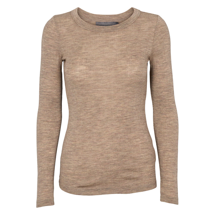 Conservandum WOOL longsleeve top L_S Tee Balsam melange 821000011