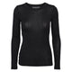Conservandum WOOL longsleeve top L_S Tee Black 019400706