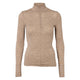 Conservandum WOOL zip collar blouse S_S Tee Balsam melange 821000011