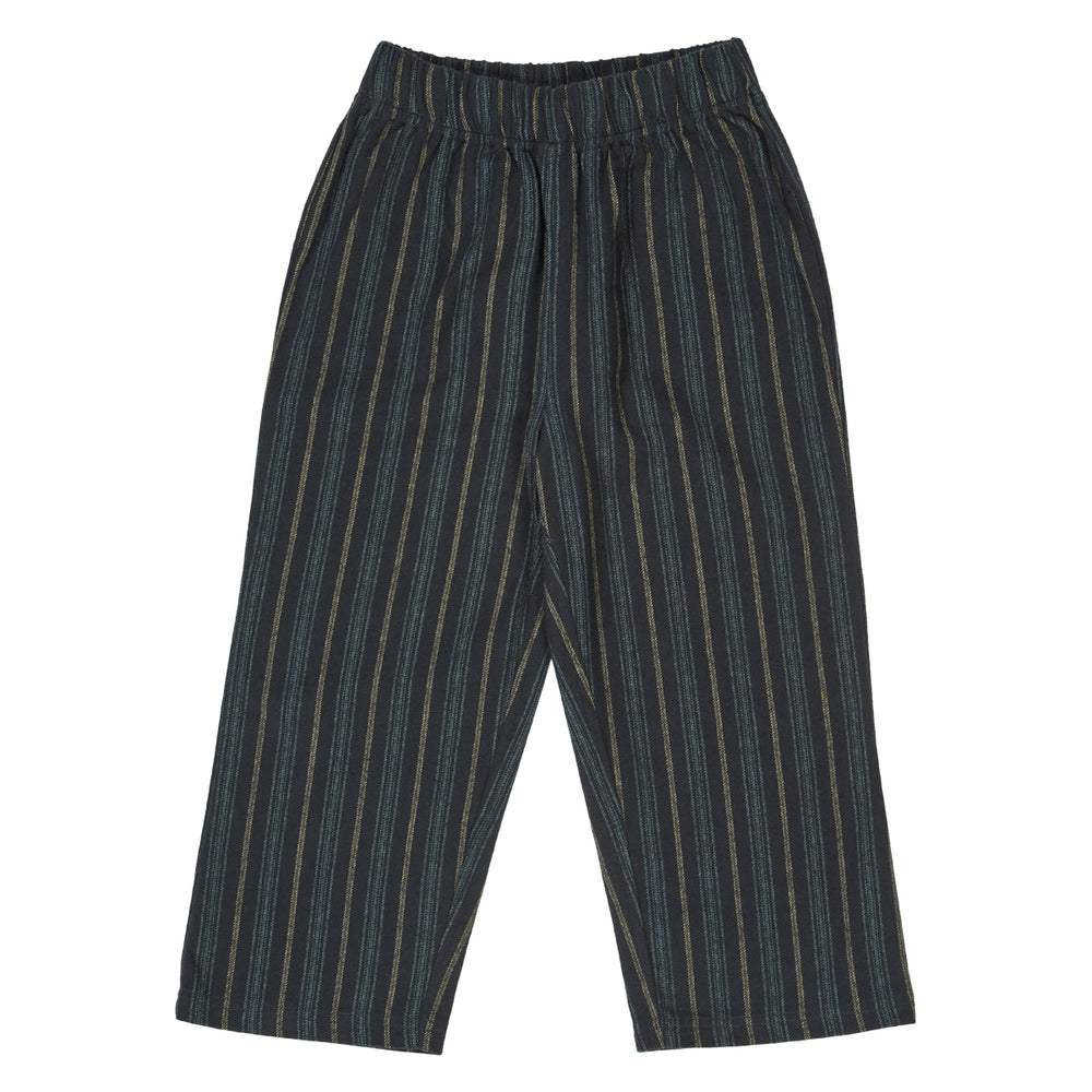 müsli WOVEN STRIPE pants Pants Night blue/ Moss/ Stormy blue 690000268