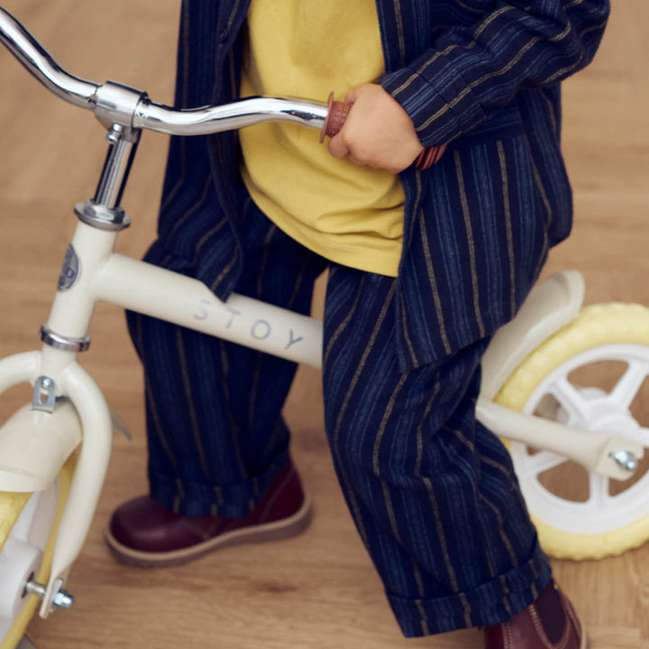 müsli WOVEN STRIPE pants Pants Night blue/ Moss/ Stormy blue 690000268