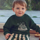 müsli Waffle Sweatshirt Baby L_S Tee Forest green 019591801