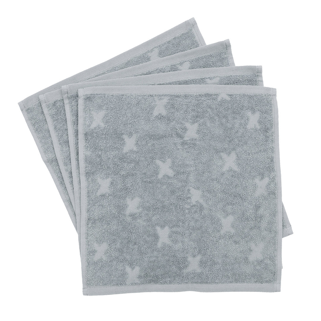 müsli Washcloth 4-pack Bathrobes & Towels Jasmin blue 015430501