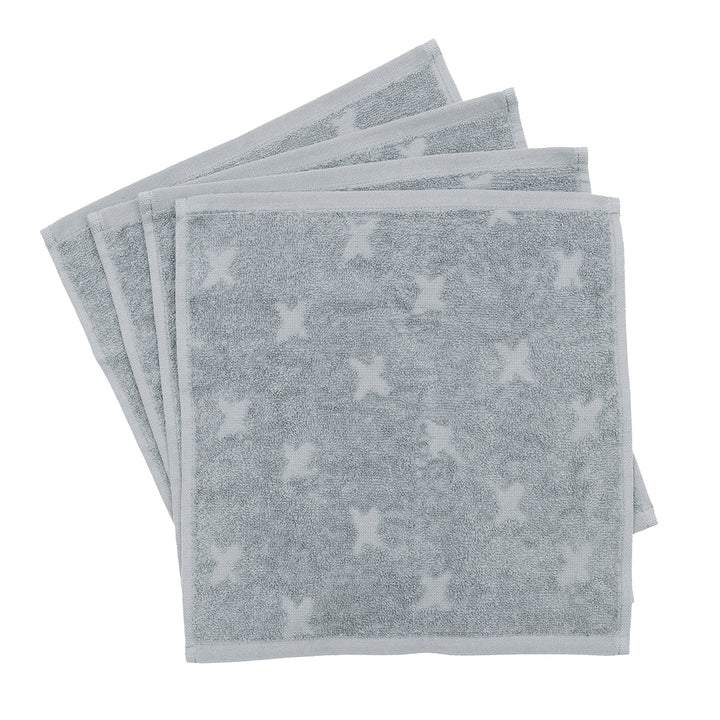 müsli Washcloth 4-pack Bathrobes & Towels Jasmin blue 015430501