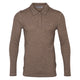 Conservandum Wool collar sweater S_S Tee Walnut melange 821000012