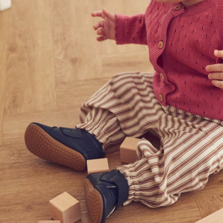 müsli Woven Stripe Volume Pants Baby Pants Oak/ Walnut 690000338