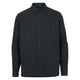 Conservandum Woven stripe shirt S_S Tee Night blue 019402301