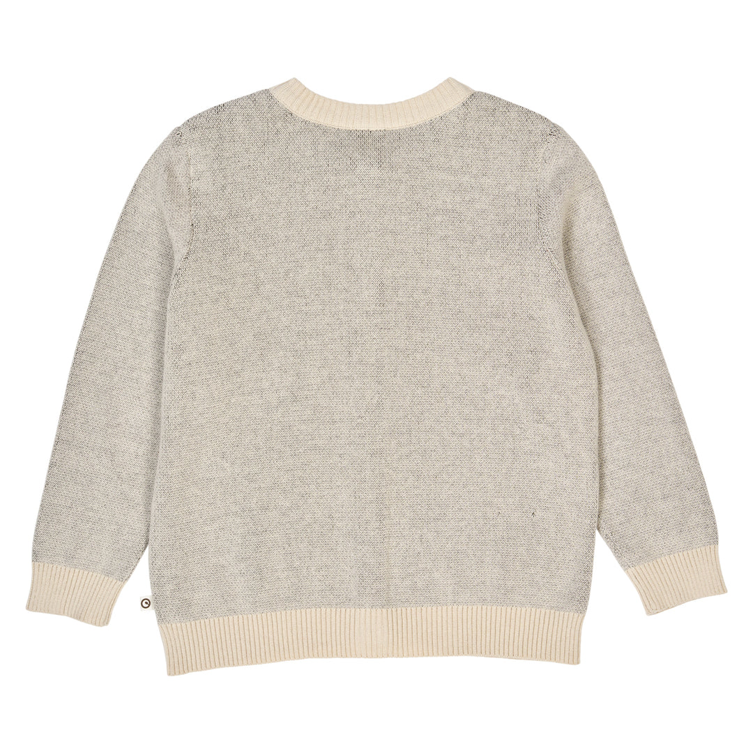 müsli ZINNA floral embroidery knit cardigan L_S Tee Oak 013040001