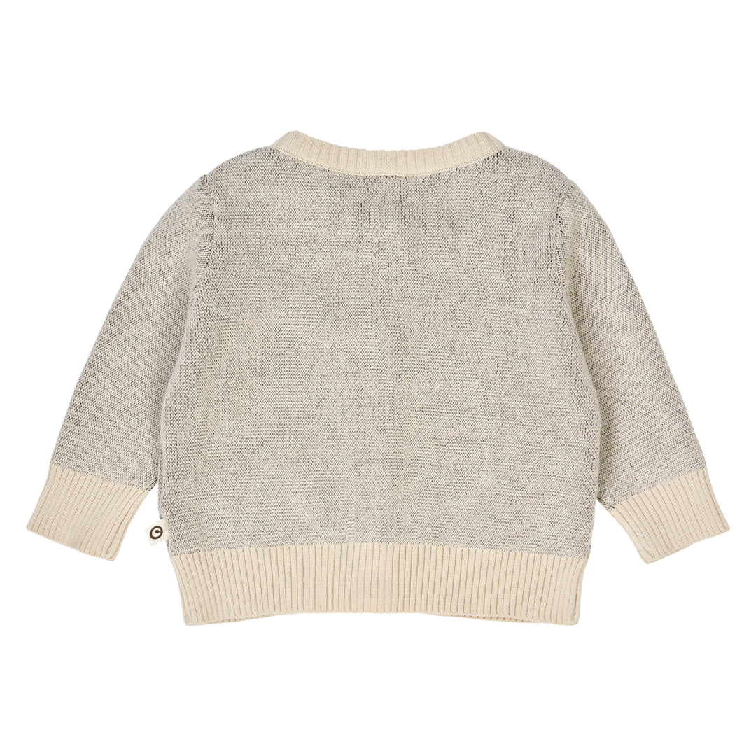 müsli ZINNA floral knit cardigan L_S Tee Oak 013040001
