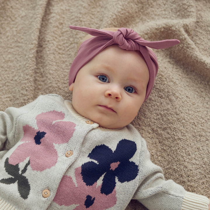 müsli ZINNA floral knit cardigan L_S Tee Oak 013040001