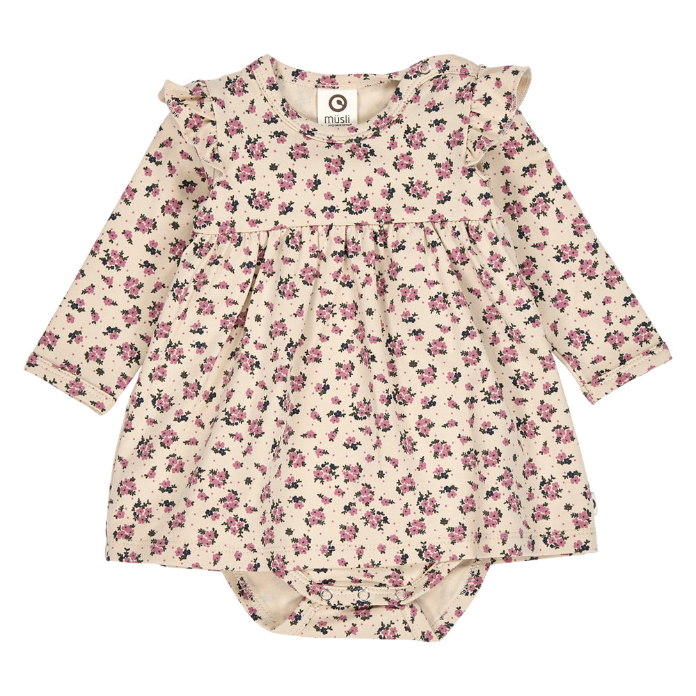 müsli ZINNA floral printed dress body Dress Oak/ Nostalgia rose/ Deep green 690000261
