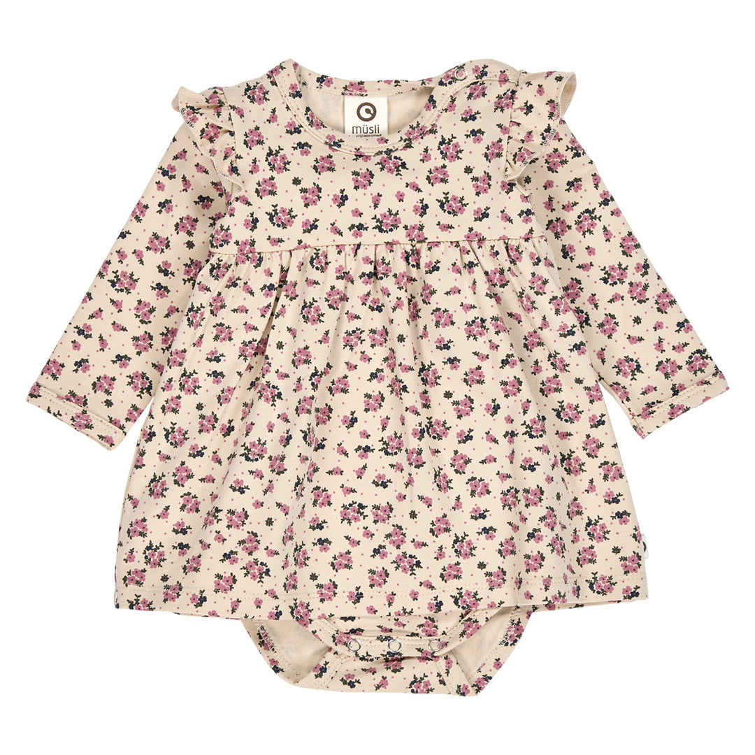 müsli ZINNA floral printed dress body Dress Oak/ Nostalgia rose/ Deep green 690000261
