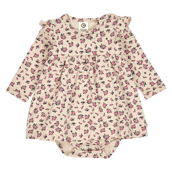 müsli ZINNA floral printed dress body Dress Oak/ Nostalgia rose/ Deep green 690000261