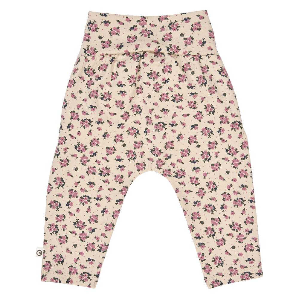 müsli ZINNA floral printed pants with a bow Pants Oak/ Nostalgia rose/ Deep green 690000261