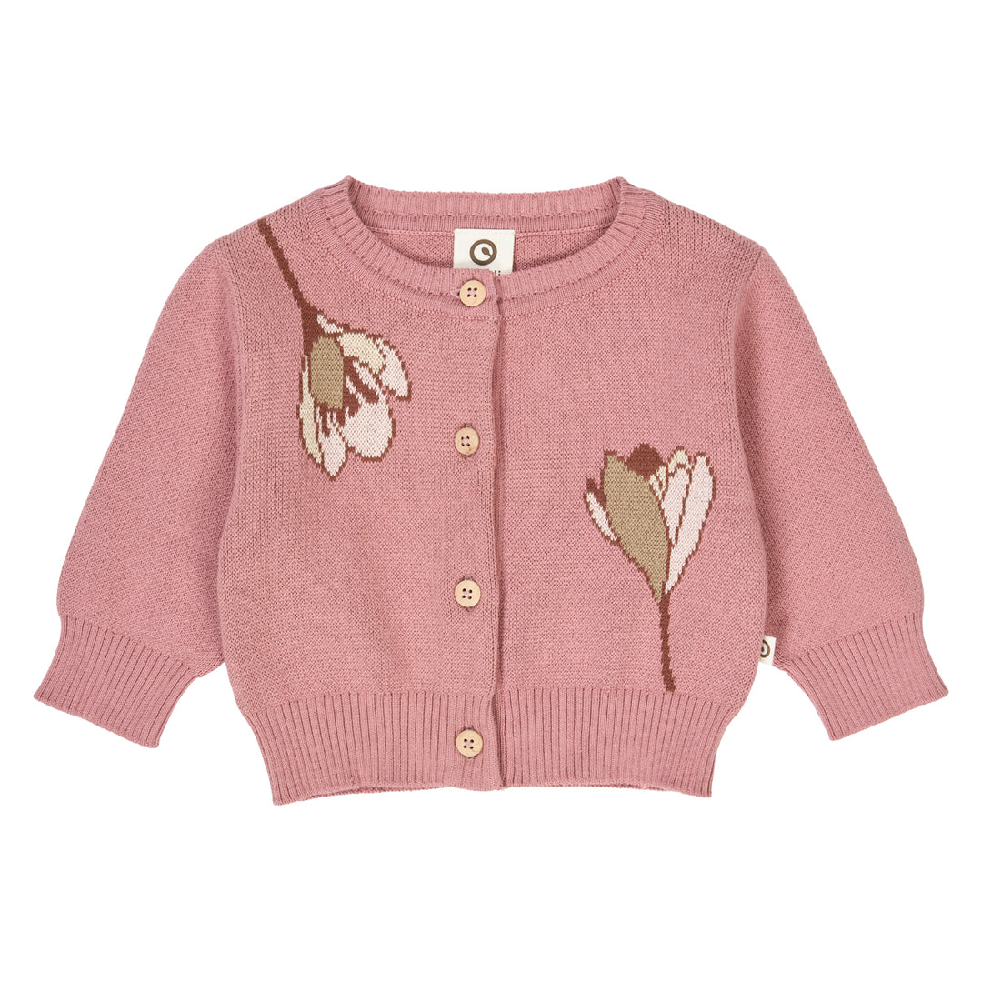 müsli autumn floral knit cardigan L_S Tee Nostalgia Rose 017151200